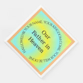 UNSER VATER IN HEAVEN SERVIETTE (Ecke)