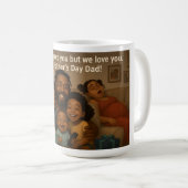 Unser Vater ist der Beste. Kein Bedauern Kaffeetasse (VorderseiteRechts)