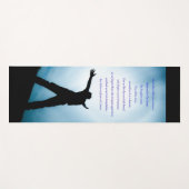 Unser Vater, katholisches Gebet, christlich, Gebet Yogamatte (Vorderseite (Horizontal))