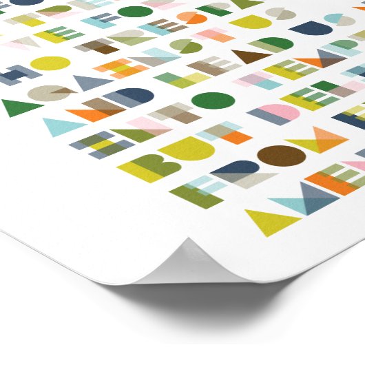 Unser Vater, Retro, Poster (Ecke)