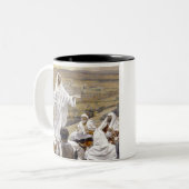 Unser Vater Zweifarbige Tasse (Vorderseite Links)