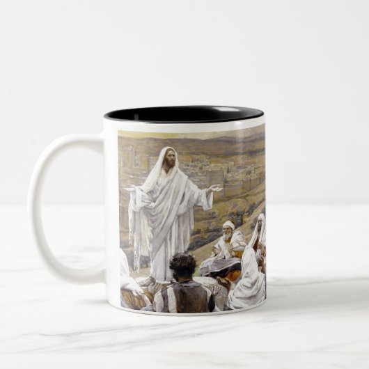 Unser Vater Zweifarbige Tasse (Links)