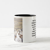 Unser Vater Zweifarbige Tasse (Mittel)