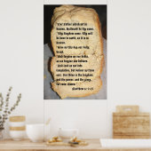 Unser Vaterbuch-Poster Poster (Küche)