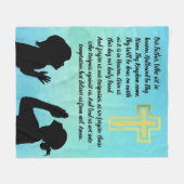 Unser Vatergebet - Fleece Blanket (Vorderseite (Horizontal))
