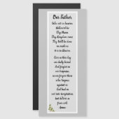 Unser Vatergebet Matthew 6:9-13 Magnetkarte (Vorne/Hinten)