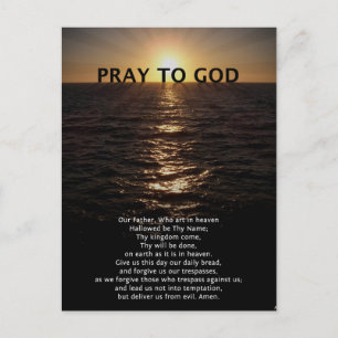 Unser Vatergebet Postkarte