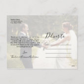 Unser Verheirateter Weihnachtsfeiertag 7FotoCollag Feiertagspostkarte (Rückseite)