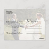 Unser Verheirateter Weihnachtsfeiertag 7FotoCollag Postkarte (Rückseite)