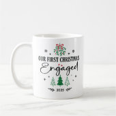 Unser Verlobter Weihnachtskaffee Kaffeetasse (Links)