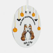 Unser Vorschlag für ein Verlobtes Fox-Skelett aus Ornament Aus Metall (Vorderseite Rechts)