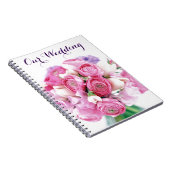 Unser "Wedding Pink Blume Noetbook" Notizblock (Rechte Seite)