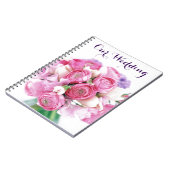 Unser "Wedding Pink Blume Noetbook" Notizblock (Linke Seite)