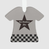 Unser Weihnachtsstar Ornament (Rückseite)