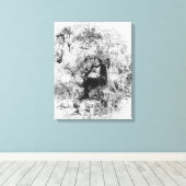 Unser Weihnachtstraum Leinwanddruck (Insitu (Holzboden))