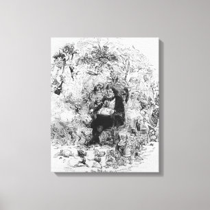 Unser Weihnachtstraum Leinwanddruck