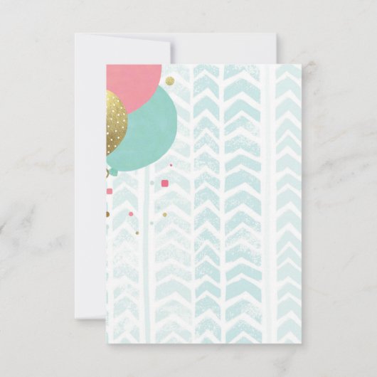 Unser Wunderkind - Einladung zur Dusche (Rückseite)