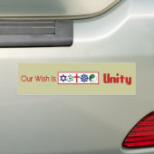 Unser Wunsch EINHEIT Autoaufkleber (Auf Auto)