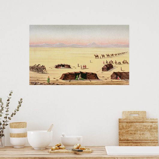 Unser Wüstenlager Poster (Küche)
