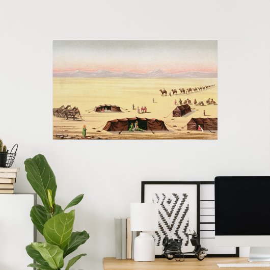 Unser Wüstenlager Poster (Heimbüro)
