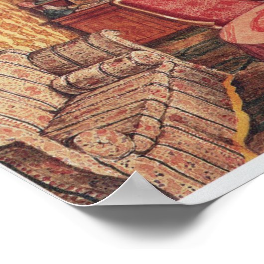 Unser Zeichn-Zimmer in York Poster (Ecke)