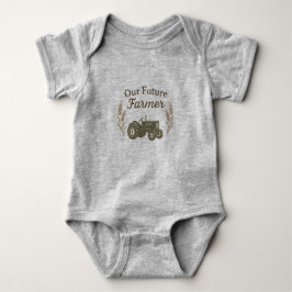 Unser zukünftiger Bauer | Rustikaler Baby Bodysuit Baby Strampler