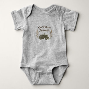 Unser zukünftiger Bauer   Rustikaler Baby Bodysuit Strampler