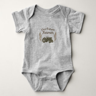 Unser zukünftiger Landwirt | Rustikales Baby-Body Baby Strampler