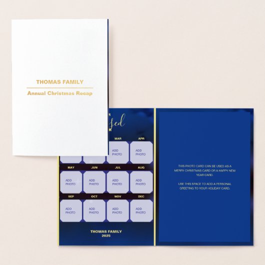 Unsere 12-Foto-Urlaubskarte Folienkarte (Anzeige)