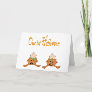 Unsere 1. HALLOWEEN (TWINS) Karte