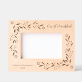 Unsere 1. Hanukka - Personalisierte gravierte Rahm Geätzte Rahmen (Vorderseite)