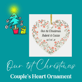 Unsere 1. Personalisierte Weihnachtsfeier Keramik Ornament