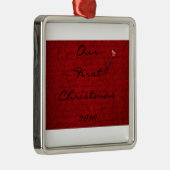 Unsere 1. Verzierung des Weihnachten2010 Ornament Aus Metall (Rechts)