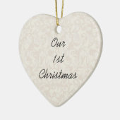 Unsere 1. Weihnachtsvorlage Keramikornament (Links)