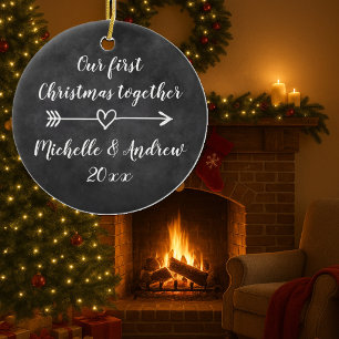 Unsere 1. Weihnachtszusammen kundenspezifische Keramik Ornament