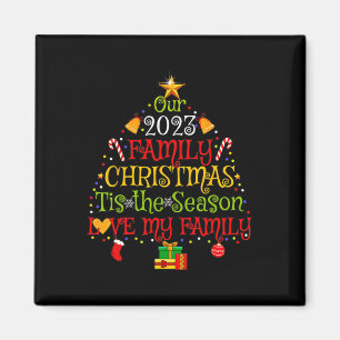 Unsere 2023 Matching Family Christmas Liebe Meine Magnet