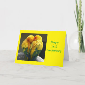 **UNSERE 25. WEDDING JAHRESkarte** Karte