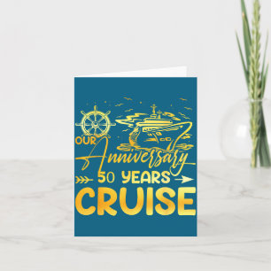 Unsere 50. Hochzeitsjubiläums-Kreuzfahrt Ehepartne Karte