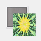 Unsere Abstrakte Sonne.... Magnet (Vorderseite/Rückseite)