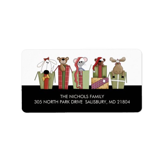 Unsere Adressenmarken Adressaufkleber (Vorne)