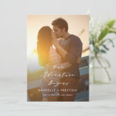 Unsere Adventure Editierbar Color Card Dankeskarte (Stehend Vorderseite)