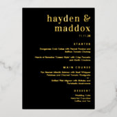 Unsere aktuelle ECHTFOIL MODERNE Wedelkarte Folieneinladung (Vorderseite)