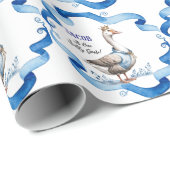 Unsere Alberne Gans verwandelt einen Jungen zum Ge Geschenkpapier (Rolleneckpunkt)