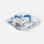 Unsere Alberne Gans verwandelt einen Jungen zum Ge Pappteller (Gewinkelt)