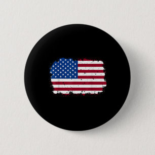 Unsere amerikanische Flagge Cool Patriotisch Usa 4 Button