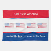 Unsere amerikanische Flagge Geschirrtuch (Horizontal)