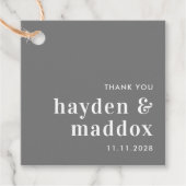 Unsere Augenblicklich EDITABLE FARBTags Gastgesche Geschenkanhänger (Vorderseite)