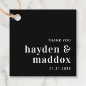 Unsere Augenblicklich EDITABLE FARBTags Gastgesche Geschenkanhänger (Vorderseite)