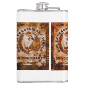 Unsere außergewöhnliche Welt Flachmann (Rückseite)