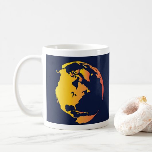 "Unsere außergewöhnliche Welt" Kaffeetasse (Mit Donut)